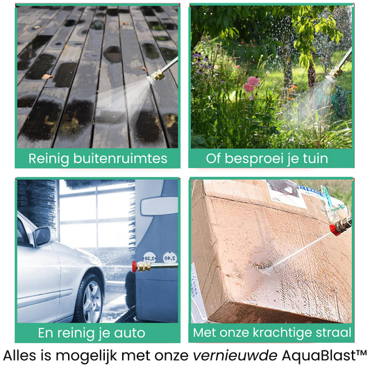 AquaBlast™ - Draadloze Hogedruk Reiniger