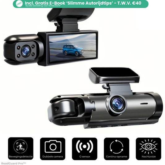 RoadGuard Pro™ - 1080P Dubbele Dashcam